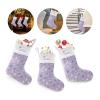 CUXWEOT Personalized Halloween Cat Magic Broom Christmas Stockings Customize with Name for Family Kids Pet Holiday Decorations Gift 17.52 x 7.87 Inch view 3