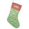 CUXWEOT Personalized Cute Mushroom Christmas Stocking Customize Name Xmas Socks for Family Holiday Decorations Gift 17.52 x 7.87 Inch view 1