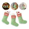 CUXWEOT Personalized Cute Mushroom Christmas Stocking Customize Name Xmas Socks for Family Holiday Decorations Gift 17.52 x 7.87 Inch view 3