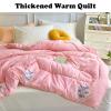 XYXHEII Down Duvet, Winter Quilted Thicken, Comforter for All Seasons, Soybean Fiber Quilt, Fluffy Warm Duvet, Soft and Durable Heavy Quilts, Machine Washable (C 150x200cm(3.5kg)) view 3