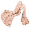 MHUQIA Chenille Chunky Knit Blanket 59x70in, Chunky Knit Blanket Throw, Hand-Knitted Yarn Throw Blanket, Soft Throw Blanket, Knitted Blankets, Cozy, Machine-Washable view 1