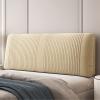 ZZYK Oversized Headboard Backrest Wedge Reading Body Pillow Large Bolster Lumbar Support Cushion Removable Headboard Cover for Sofa Home Decorative,C,with headboard California King 71" view 1
