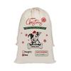 MALIHONG Personalized Christmas Santa Sack Dog Pit Bull Custom Name Canvas Large Chirstmas Gift Bags for Xmas Decor Storage Sacks for Presents 12x15 Inch view 1