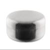 Alessi Extra Ordinary Texture JM01/28 T - Minimal Design Container, Lid in 18/10 Stainless Steel with Decoration, Granulated in Relief, 28 cm view 1