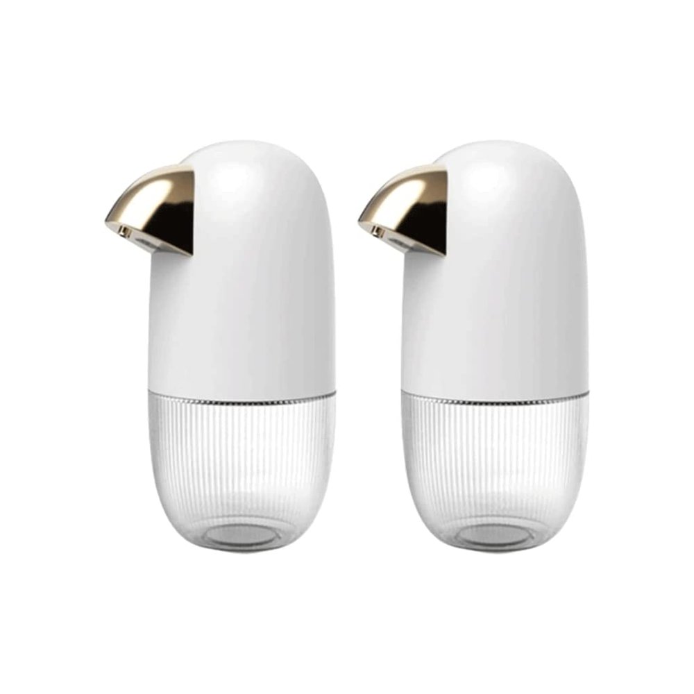 GHQYP Creative Soap Dispenser Lotion Dispenser with Clear Frosted Liquid Bottle Design Automatic Hand Sensing Soap Pump 230ml/7.8oz