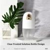 GHQYP Creative Soap Dispenser Lotion Dispenser with Clear Frosted Liquid Bottle Design Automatic Hand Sensing Soap Pump 230ml/7.8oz view 3
