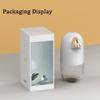 GHQYP Creative Soap Dispenser Lotion Dispenser with Clear Frosted Liquid Bottle Design Automatic Hand Sensing Soap Pump 230ml/7.8oz view 4