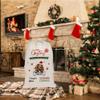 MALIHONG Personalized Christmas Santa Sack Pet Dog Pit Bull Custom Name Canvas Large Chirstmas Gift Bags for Xmas Decor Storage Sacks for Presents 19.5x31.5 Inch view 4