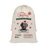 MALIHONG Personalized Christmas Santa Sack Dog Weimaraner Custom Name Canvas Large Chirstmas Gift Bags for Xmas Decor Storage Sacks for Presents 19.5x27.5 Inch view 1