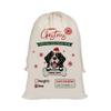 MALIHONG Personalized Christmas Santa Sack Funny Dog Bernese Mountain Custom Name Canvas Large Chirstmas Gift Bags for Xmas Decor Storage Sacks for Presents 19.5x27.5 Inch view 1