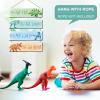 Yalikop 4 Pcs Dinosaur Room Decor for Boys, Inspirational Posters Wall Plaque for Kids Bedroom Nursery Classroom Dinosaur Prints Wall Art Decor(Cool Colors,16 x 5 Inch) view 2