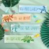Yalikop 4 Pcs Dinosaur Room Decor for Boys, Inspirational Posters Wall Plaque for Kids Bedroom Nursery Classroom Dinosaur Prints Wall Art Decor(Cool Colors,16 x 5 Inch) view 4