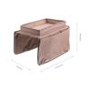 OUNONA Sofa Armrest Storage Couch Pillows Non- Arm Chair Coasters Sofa Armrest Pocket Chair Organizer Holder Storage Couch Phone Stand Non-slip Oxford Cloth view 2