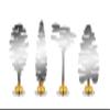 Boucquillon & Maaoui Set of Four Place Markers in Steel AISI 430 with Magnet in Porcelain, One Size view 1