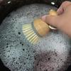 Rangale (Pack of 2) Kitchen Dish Scrub Brush for Dishes Pots Pans Kitchen Sink Cleaning Brushes, Bamboo Palm Brush view 3