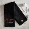 Lifetime Creations Personalized Father of Groom Golf Towel: Embroidered Father of the Groom Gift view 3