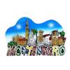 3D Montenegro Fridge Magnet Souvenir Gift,Resin Handmade Montenegro Refrigerator Magnet Home & Kitchen Decoration Collection view 1