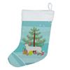 Caroline's Treasures CK4710CS Siamese Modern #1 Cat Merry Christmas Christmas Stocking Fireplace Hanging Stockings Christmas Season Party Decor Family Holiday Decorations view 1