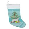 Caroline's Treasures CK4710CS Siamese Modern #1 Cat Merry Christmas Christmas Stocking Fireplace Hanging Stockings Christmas Season Party Decor Family Holiday Decorations view 2