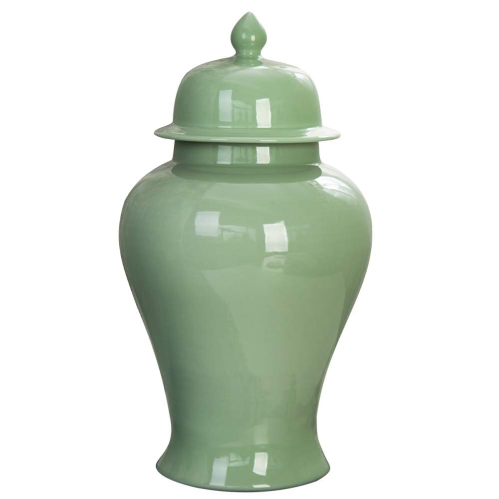 Porcelain Ancient Temple Ginger Jar Vase Chinamingstyle Decorative Decorative Vases Antique Traditional Floral Temple Ginger Jar Vase Home Dcor Table Centerpieces Vase-B H60xw27cm