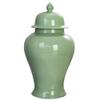 Porcelain Ancient Temple Ginger Jar Vase Chinamingstyle Decorative Decorative Vases Antique Traditional Floral Temple Ginger Jar Vase Home Dcor Table Centerpieces Vase-B H60xw27cm view 1