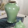 Porcelain Ancient Temple Ginger Jar Vase Chinamingstyle Decorative Decorative Vases Antique Traditional Floral Temple Ginger Jar Vase Home Dcor Table Centerpieces Vase-B H60xw27cm view 4