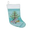 Caroline's Treasures CK4791CS Serengeti Cat Merry Christmas Christmas Stocking Fireplace Hanging Stockings Christmas Season Party Decor Family Holiday Decorations view 2