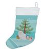 Caroline's Treasures CK4758CS Chinchilla Persian Longhair Cat Merry Christmas Christmas Stocking Fireplace Hanging Stockings Christmas Season Party Decor Family Holiday Decorations view 1
