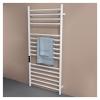 YJSG Towel Warmer Rack,Wall Mounted Electric Towel Warmer,Intelligent Electric Heated Towels Dryer,with Built-in Timer and Hardwired and Plug in(16 Bars),White,Hardwired view 1