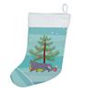 Caroline's Treasures CK4574CS British Shorthair #1 Cat Merry Christmas Christmas Stocking Fireplace Hanging Stockings Christmas Season Party Decor Family Holiday Decorations view 1