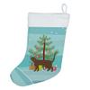 Caroline's Treasures CK4629CS Havana Brown Cat Merry Christmas Christmas Stocking Fireplace Hanging Stockings Christmas Season Party Decor Family Holiday Decorations view 1