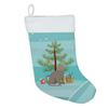 Caroline's Treasures CK4775CS Malayan Cat Merry Christmas Christmas Stocking Fireplace Hanging Stockings Christmas Season Party Decor Family Holiday Decorations view 2