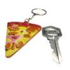 Zugar Land Assorted Pizza Slices Keychains (12 Pack) Highly Detailed 3D Design. Rubber. 2" Slices. Birthday Goodie Party Favor (24 Pieces) view 3