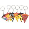Zugar Land Assorted Pizza Slices Keychains (12 Pack) Highly Detailed 3D Design. Rubber. 2" Slices. Birthday Goodie Party Favor (24 Pieces) view 4