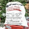 Personalized North Pole Mail Express Delivery Bag | Custom Santa Sack Gift Bag | Choose Your Design (Santa Sleigh Express) view 2