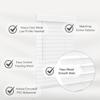 Lotus & Windoware Cordless, 2 Inch Faux Wood Blind, 35" Wide x 54" Long, Window Blinds, Blinds & Shades, Blinds for Indoor Windows, Smooth, Bright White - 35" x 54",Bright White view 2