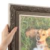ArtToFrames 5x26 Inch Gold Picture Frame, This 2.6900 Inch Custom Poster Frame is Majestic Silver - Comes with Acrylic and Corrugated Backing (2WOM5121-5x26) view 1