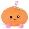 iscream Kawaii Cutie 10" Plush Juicy Orange with Embroidered Accents for All Ages view 1