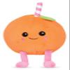 iscream Kawaii Cutie 10" Plush Juicy Orange with Embroidered Accents for All Ages view 2