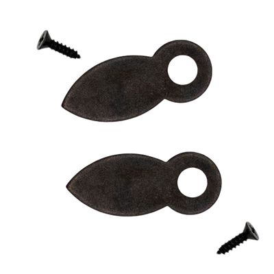 Poster Palooza 3/4" Black Photo Frame Turn Button Fasteners with Screws Pack of 1000 Picture Frame Hardware Backing Clips