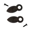 Poster Palooza 3/4" Black Photo Frame Turn Button Fasteners with Screws Pack of 1000 Picture Frame Hardware Backing Clips view 1