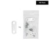 0" Depth Flat Offset Mounting Canvas Clips for Picture Framing Pack of 100 Plus #6 X 3/8" Pan-Head Screws Included view 3