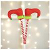 Group of 3 Christmas Elf Boots Stems for Holiday Decorating and Christmas Displays by Factory Direct Craft (19 Inches) view 1
