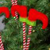 Group of 3 Christmas Elf Boots Stems for Holiday Decorating and Christmas Displays by Factory Direct Craft (19 Inches) view 3