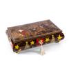 MusicBoxAttic Jolly Santa Clause in Sleigh with Reindeers Wood Inlay - Annies Song view 1