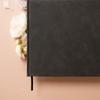MUUJEE Personalized Guestbook in Charcoal - Premium Custom Modern Guest Book for Wedding Reception, Birthday Party or Events w/Bookmark Blank Pages for Signing 11.5 x 8.5 inches view 4