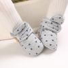 Non Slip Fringe Baby Boots Baby Shoes Plus Velvet Warm Polka Dot Printing Boots Non Slip Breathable Toddler Shoes Toddler Boy Shoes Dressy view 2