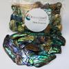 Abalone (Pua) Shell Pieces-2.65oz Pack-for Crafts, Jewelry Making, Resin Art, Inlay, Home Decorations, Fishtank Supplies, DIY Projects - Satin, Small Size .60"- .98" (15-25 mm) 2.65oz (75grams) view 1