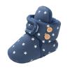 Non Slip Fringe Baby Boots Baby Shoes Plus Velvet Warm Polka Dot Printing Boots Non Slip Breathable Toddler Shoes Toddler Boy Shoes Dressy view 1