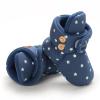 Non Slip Fringe Baby Boots Baby Shoes Plus Velvet Warm Polka Dot Printing Boots Non Slip Breathable Toddler Shoes Toddler Boy Shoes Dressy view 4